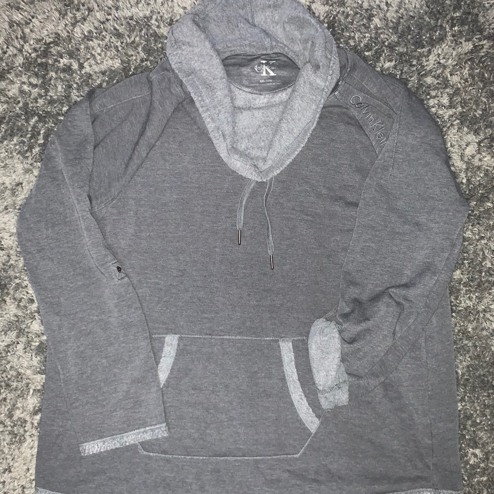 Gray Calvin Klein hoodie